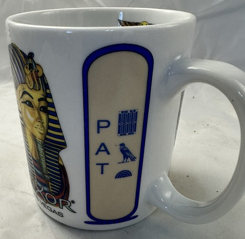 Taza Luxor Las Vegas Nevada Tema Egipto Casino Nombre Pat Taza de Café 1995 De Colección - Imagen 3 de 15