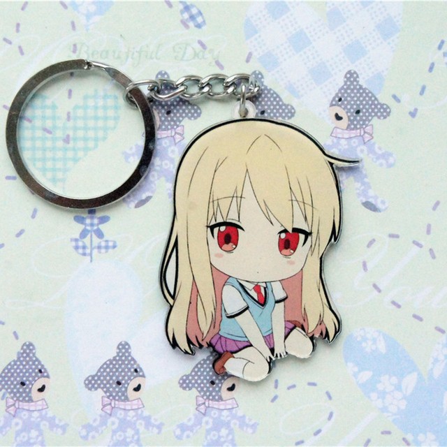 Pet Girl of Sakurasou Mashiro Shiina Acrylic Figure Keyring Charm Key Chain