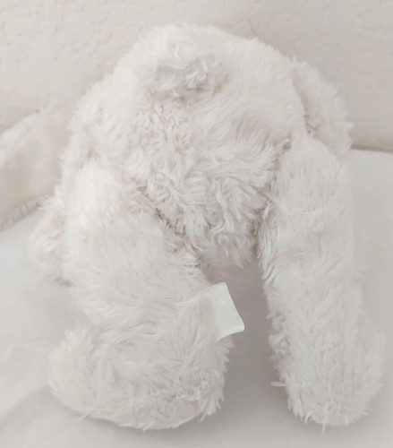 Floppy Bunny Plushy 12" Stuffed Animal White Adorable Bunny Kids Cuddle Plushy - Picture 6 of 7