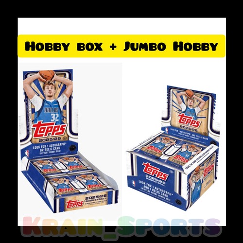 (2) 2025/26 Topps HOBBY JUMBO BOX (1 AUTO und RELIC) + NBA Basketball Hobby Box! - Bild 7 von 7