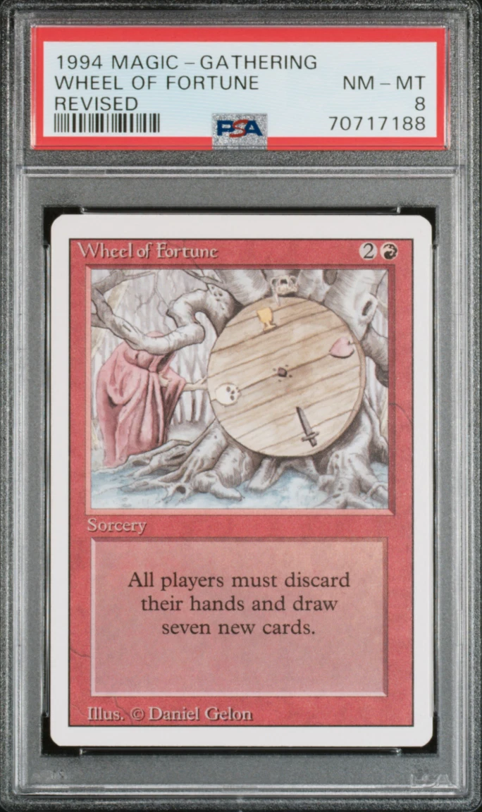 Wheel Of Fortune In Individual Magic: The Gathering Cards for sale