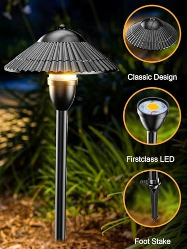 RGBW Low Voltage Landscape Lighting 5W Color Changing Pathway Lights 12 12Pack - Picture 7 of 7