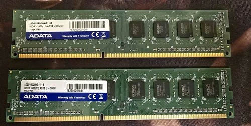 4GB X 2 DDR3 1600 (8GB OF MEMORY TOTAL) - Picture 2 of 3