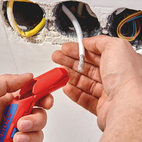 KNIPEX 169502SB Ergostrip L Universel Dénudant Outil (Gaucher) - Photo 7 sur 7