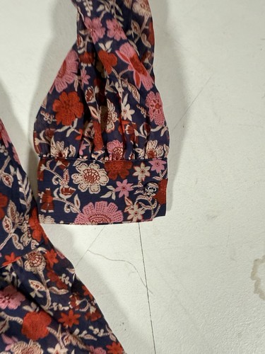 Brandneu mit Etikett Hush Kessie Blumen Rüschen Kleid pink rot lila Größe 14 neu mit Etikett UVP 95 £ - Bild 4 von 7
