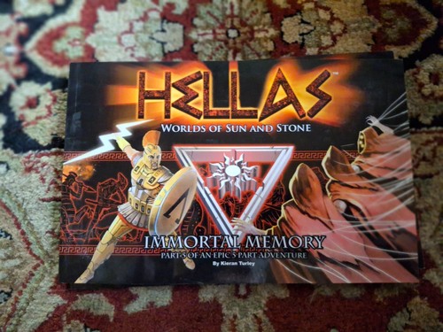 Khepra Publishing: Hellas RPG Sourcebook - IMMORTAL MEMORIES - Picture 1 of 2