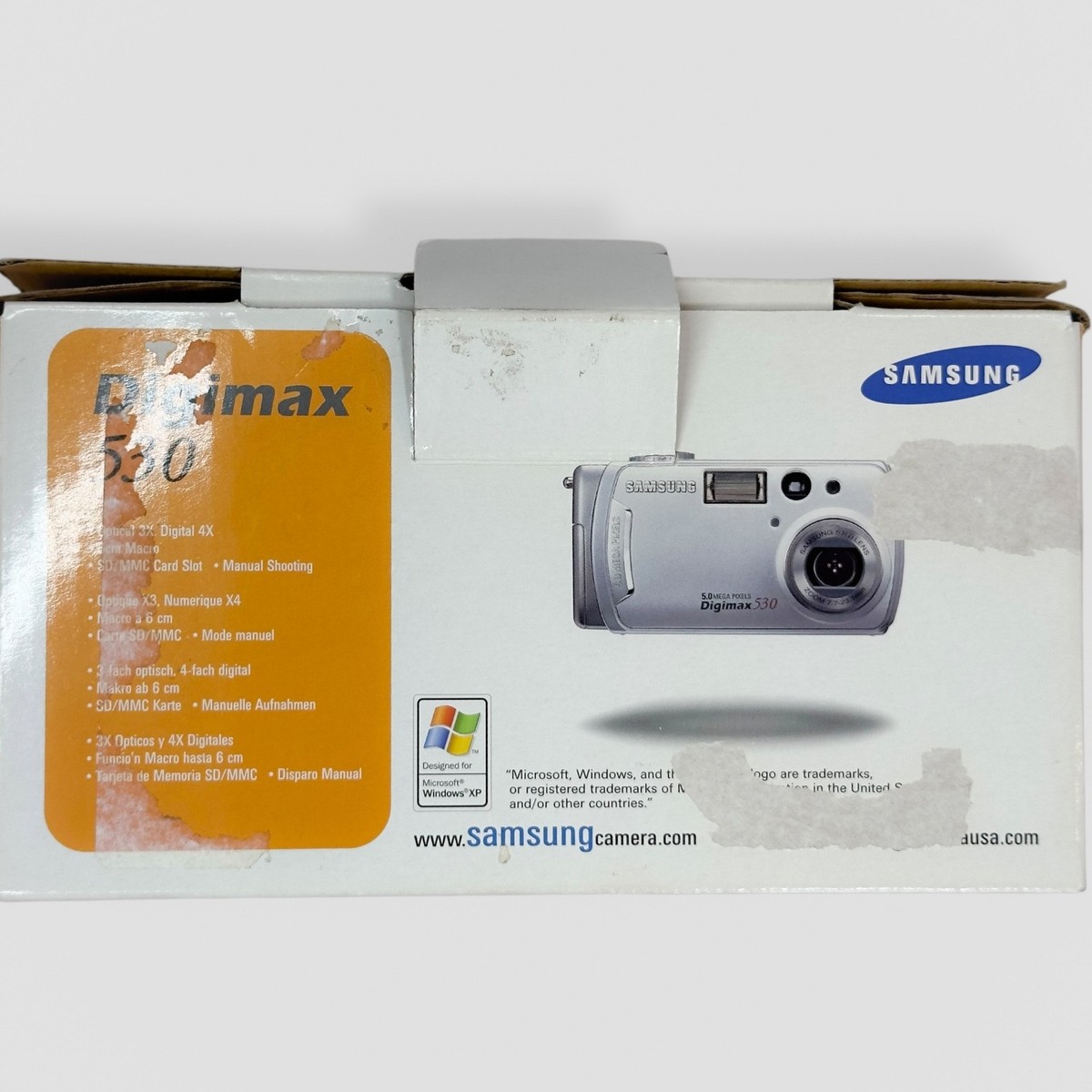Samsung Digimax Cyber 530 5.1MP Digital Camera - Silver for