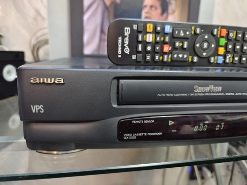 VIDEOREGISTRATORE VHS AIWA GX1000 ANNI 90' QUALITÀ VIDEO ESTREMA CON TELECOMANDO - Foto 4 di 12