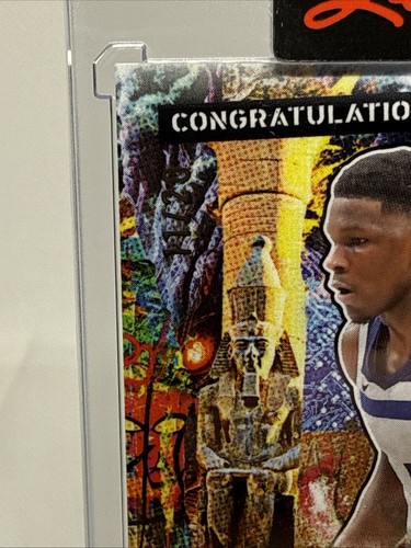 ANTHONY EDWARDS 2024 LEAF ELECTRUM #BA-AE1 COPPER BRONZE AUTO #11/20 - Picture 9 of 13