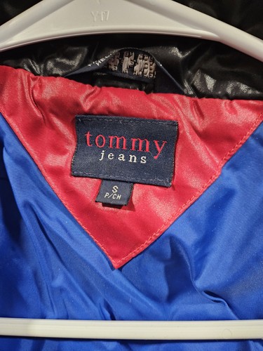 Vintage Women's Size Small Quilted Tommy Jeans/Tommy Hilfiger Puffer Jacket - Picture 6 of 7