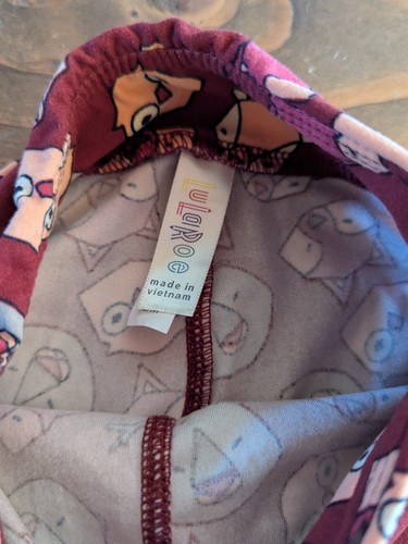 Lularoe Kids Small Leggings - S/M Woodland Creatures - Picture 3 of 5