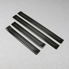 Tapa de placa de umbral de puerta exterior Fit Nissan Armada 2025 2026 negro inoxidable