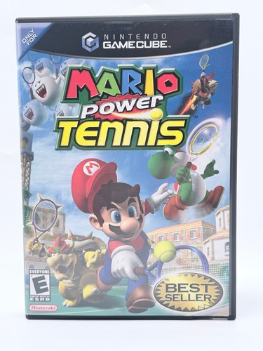 Mario Power Tennis (Nintendo GameCube) CIB W/ INSERTS- TESTED & WORKS - Picture 1 of 5