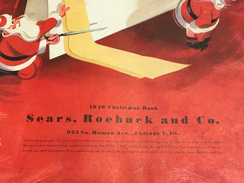 Catalogo Natale 1946 Sears Roebuck Giocattoli Bambole Bici Giochi Profumo Lista dei Desideri - Foto 3 di 24