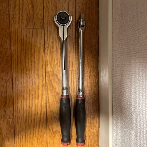 Snap-on Tools USA RED Soft Grip Round Swivel Head Ratchet & Breaker bar - Imagen 3 de 3