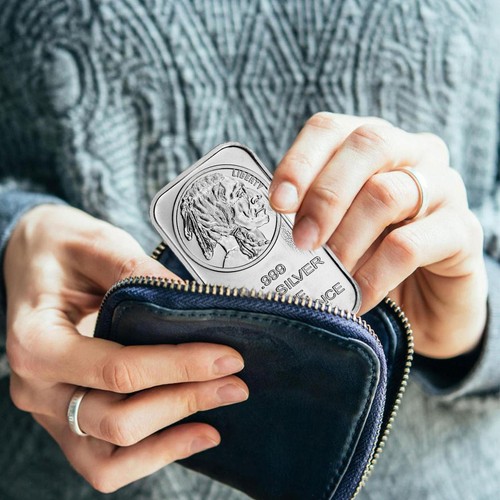 1 Troy oz Buffalo .999 Fine Silver Bar - Afbeelding 7 van 10