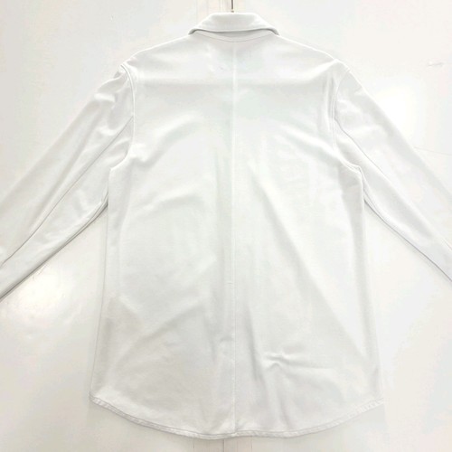 Bylt Premium Basics Bayside L/S Oxford Shirt Pique Knit White - Men's Medium - Picture 9 of 14