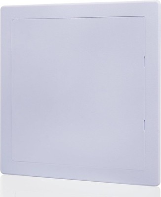 Hinged Access Panel 6x6 Inch, Plastic Drywall Door, Reinforced, White