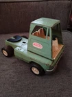 Vtg Tonka Green Pressed Steel Car Hauler Cab Only