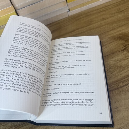 The Book on Mental Toughness by Andy Frisella 2023 Hardcover 2nd Edition 75 Hard - Picture 11 of 12