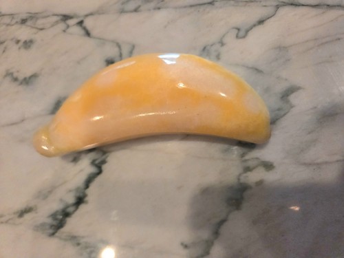 Italienische Marmorfrüchte mit Holzstiel glänzend Posten oder Einzelkauf Vintage - Bild 4 von 18