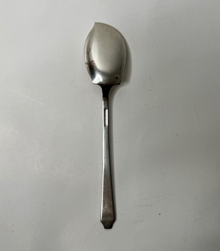 Vintage 1847 Rogers Bros Ancestral Silverplate JELLY SERVER 7” Rare 1 Spoon - Picture 4 of 9