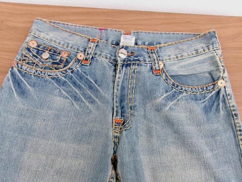 TRUE RELIGION *JOEY SUPER T* DENIM JEANS SIZE 36 X 33 - Picture 7 of 15