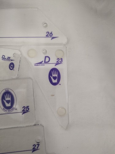 Perfect Patchwork 4" Vorlagen Quadrat Bonus Set D - Bild 8 von 8