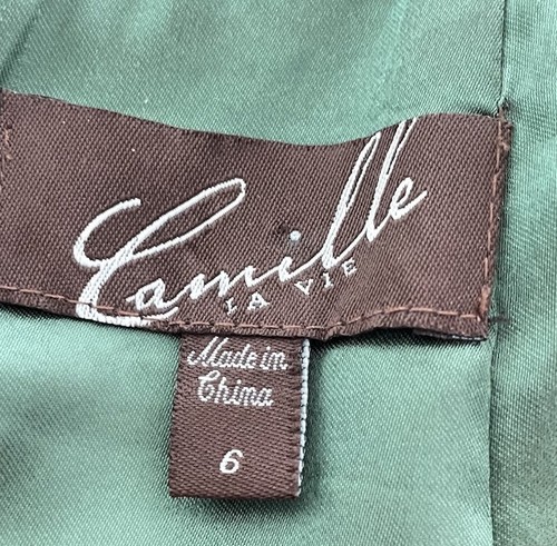 Camille La Vie smaragdgrünes Kleid Dress Abschlussball süß 16 Hochzeit Größe 6 - Bild 6 von 6