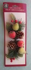 New Decorative Sugar Beaded Fruit Decor 10.5 Inches Long
