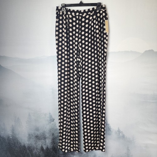 NWT Michael Michael Kors Pleated Polka-Dot Pants | Women's 8