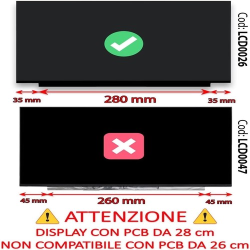 Display 15,6" 30 Pin Hw2A B156HTN08.1 Hw3A Lm156B028A54 Lm156LF4L01 Lm156LF5L02 - Afbeelding 2 van 6