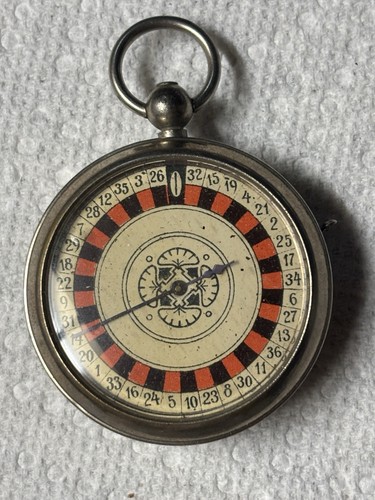 Vintage Pocket Watch Roulette Game 1920s