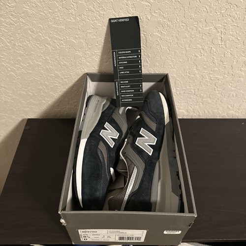 NEW Sz 8.5 - New Balance 997 Kith Navy White - M997NV - Picture 3 of 5