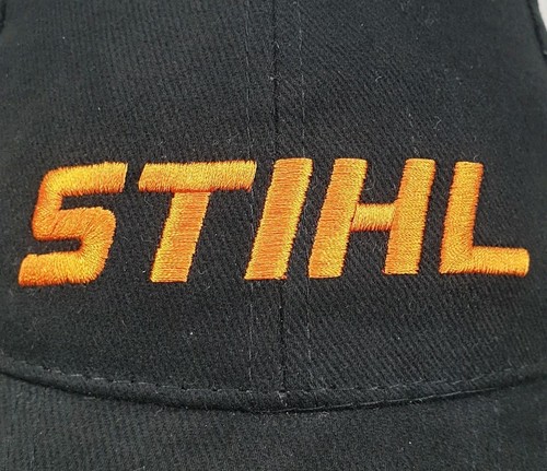 STIHL Baseball Cap Hat Black Strapback Embroidered Chainsaw - Bild 12 von 15