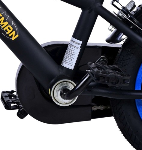 12 Zoll Kinderfahrrad Schwarz 3-4,5 Jahre Batman Superheld Fahrrad Stützräder - Bild 10 von 10