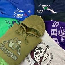 Hoodies Printed Branded - 10KG to 100KG - Vintage Used Clothing Wholesale Bundle