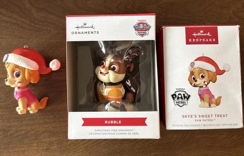 Hallmark Ornament Paw Patrol Skye's Sweet Treat & Rubble - Bild 1 von 5