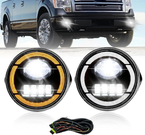 LED Nebelscheinwerfer passend für 2006-2014 Ford F-150 F150 LKW Nebelscheinwerfer mit Tagfahr... - Bild 10 von 10