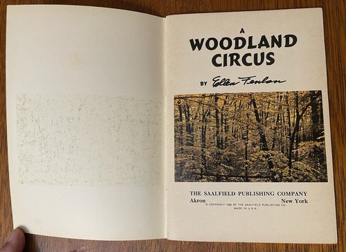 A Woodland Circus Booklet by Ellen Fenlon 1962 Ohio Nature Photos Vintage PB - Bild 3 von 10