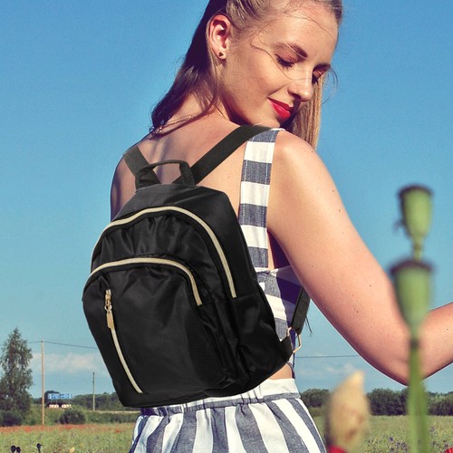 Zaino Nylon Impermeabile Donna Donna Borsa a Tracolla per - Foto 12 di 12