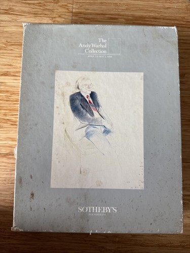 6 book full set 1988 SOTHEBY'S ANDY WARHOL auction book catalog art set