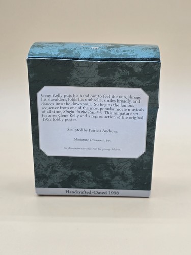 Hallmark Andenken Ornamente Singin’ in the Rain 2-teiliges Set Gene Kelly 1998 - Bild 4 von 4