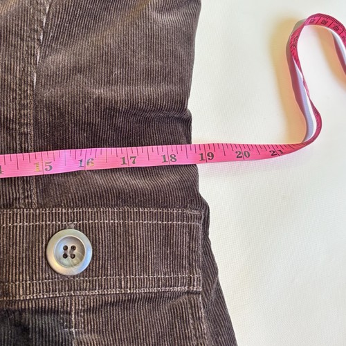 H&M Brown Corduroy Blazer Woman’s Size 16 46 Y2K Jacket Lined - Bild 6 von 12