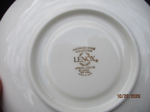 Lenox URBAN LIGHTS Fine Bone China Saucers Set of 4 - Bild 8 von 8