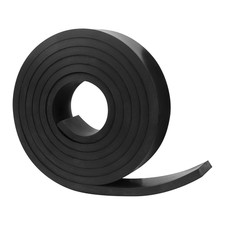 Solid Rubber Strip,Sheets,Rolls 1/4" (.250") Thick X 1" Wide X 60" Long, Thick N