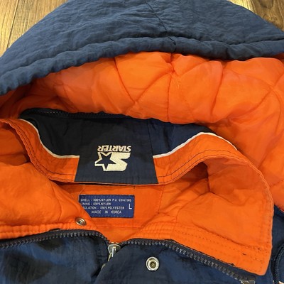 Vintage STARTER ILLINOIS FIGHTING ILLINI FULL ZIP Mens Large
