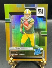2022 Donruss Premium Press Proof ROMEO DOUBS Rated Rookie Gold RC SP