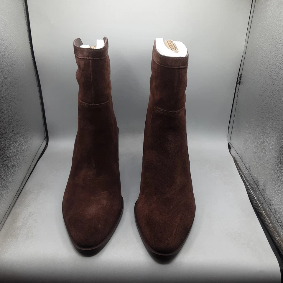 Botas Vince Camuto Kortimy para mujer 7,5 W marrón raíz cerveza gamuza eje medio A271 Foto 2 de 4