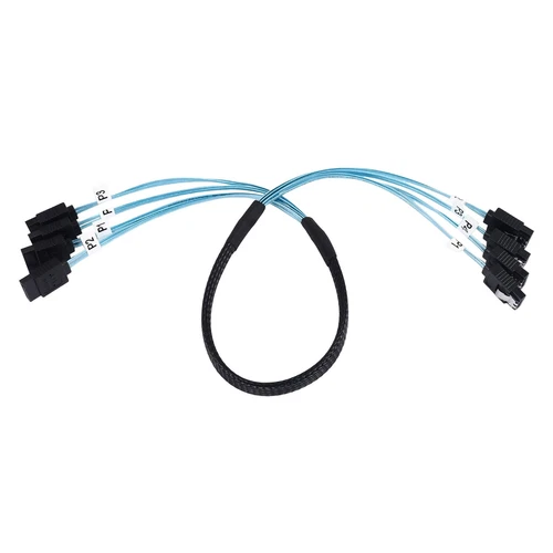 SAS Cable Sata Cable High Speed 6Gbps 4 Ports/Set High Quality for Server 07431